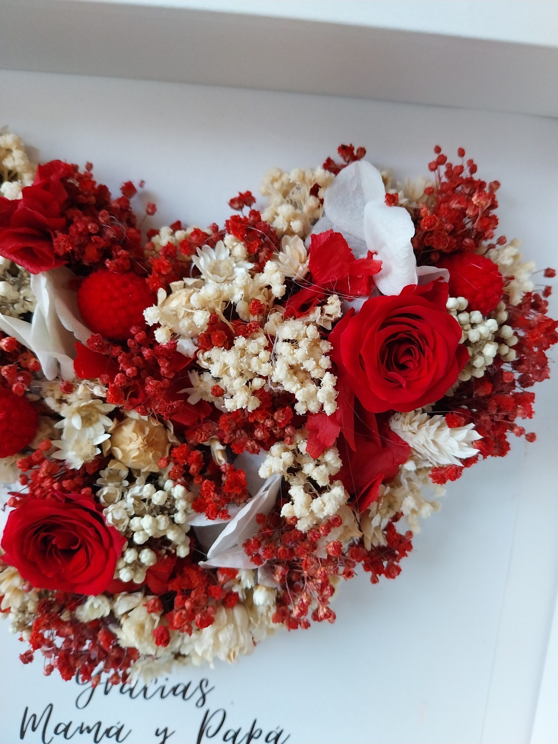 Cuadro Corazon Flores Preservadas 6 Cuadro Corazon Flores Preservadas 6