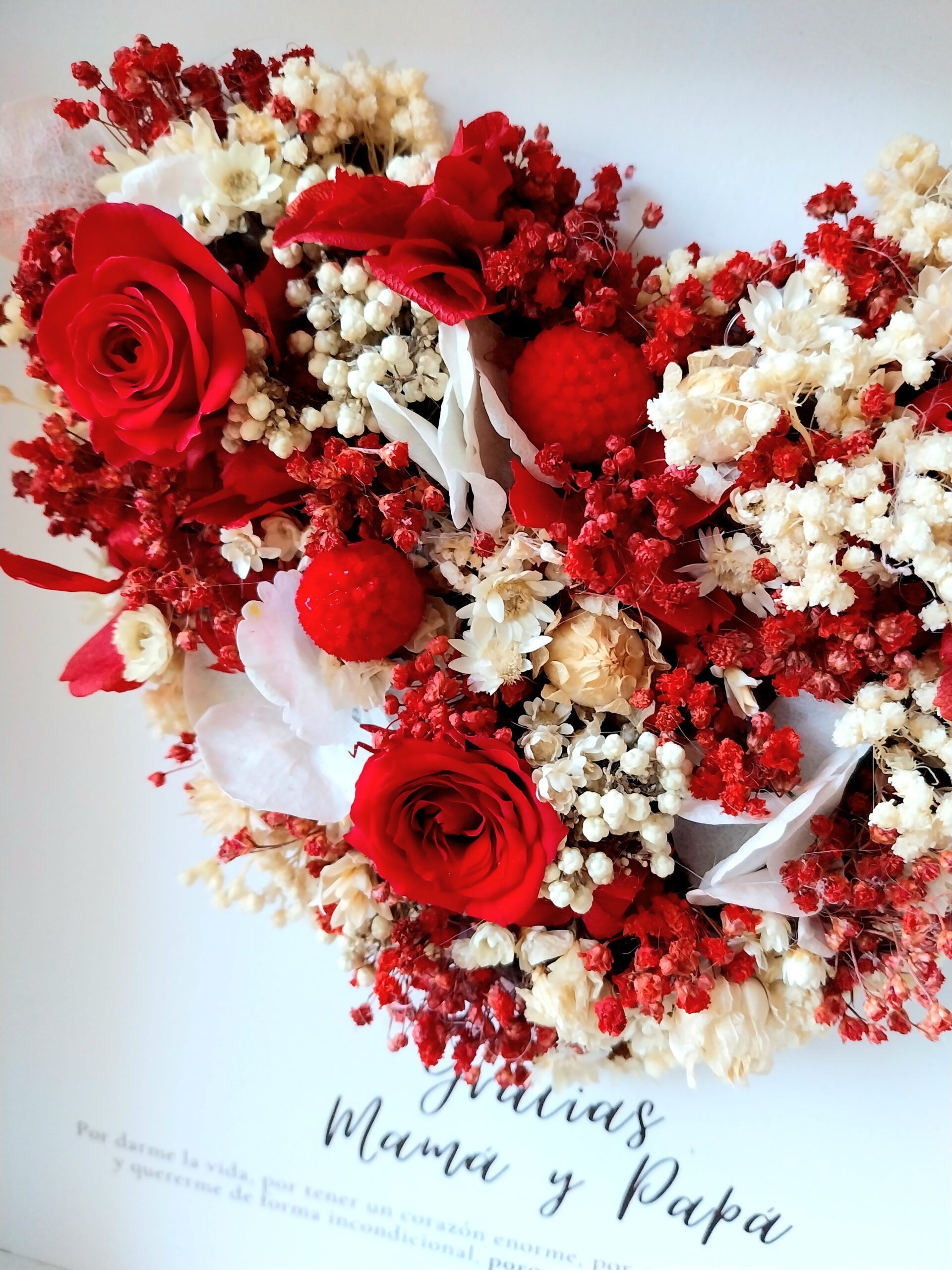 Cuadro Corazon Flores Preservadas 7 Cuadro Corazon Flores Preservadas 7