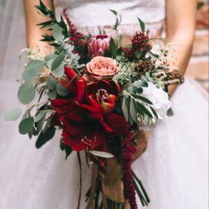 Boda con Flores Preservadas