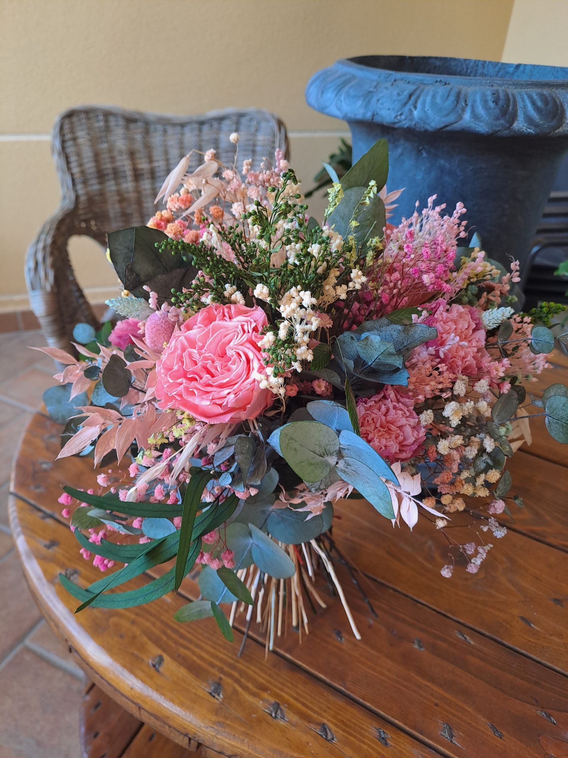 Ramo regalo flores preservadas coquette Ramo regalo flores preservadas coquette