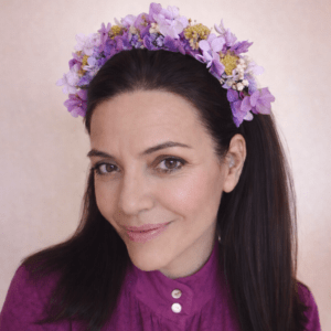 Diadema de flores preservadas Sweetbee